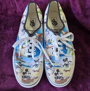 Vans × Disney Minnie Mickey Mouse Aloha Limited Edition sneakers ( m9, w10.5)